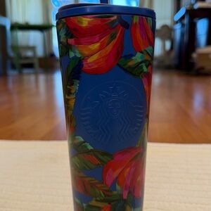 Starbucks FARM RIO collab 24oz cold cup Multicolor Floral Tumbler